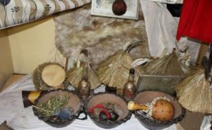 Ex-banker: I gave witch-doctor Sh. 5 million to win back my estranged wife 1 Assorted paraphernalia discovered at the witch doctor's home.