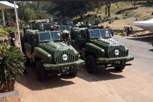 Photos: Uhuru unveils 525 police vehicles 4 APCs