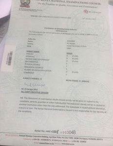Joho KCSE