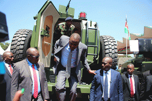 Photos: Uhuru unveils 525 police vehicles 3 Uhuru APCs